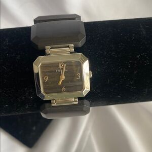 Fossil Black and Silver Bracelet Watch